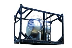 2,700 Litre Offshore Mild Steel Tank cw BS Skid