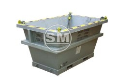 Boat Shaped Waste Skip 4 CBM