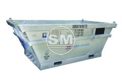 Boat Shaped Waste Skip 7 CBM