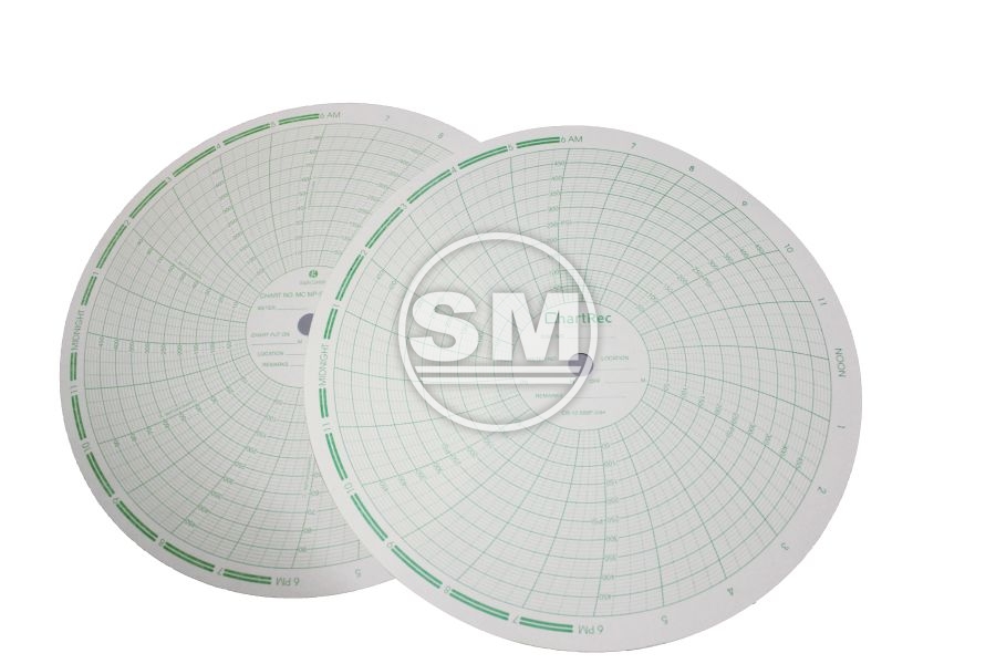 Pressure & Temperature Chart Recorder and Chart Paper